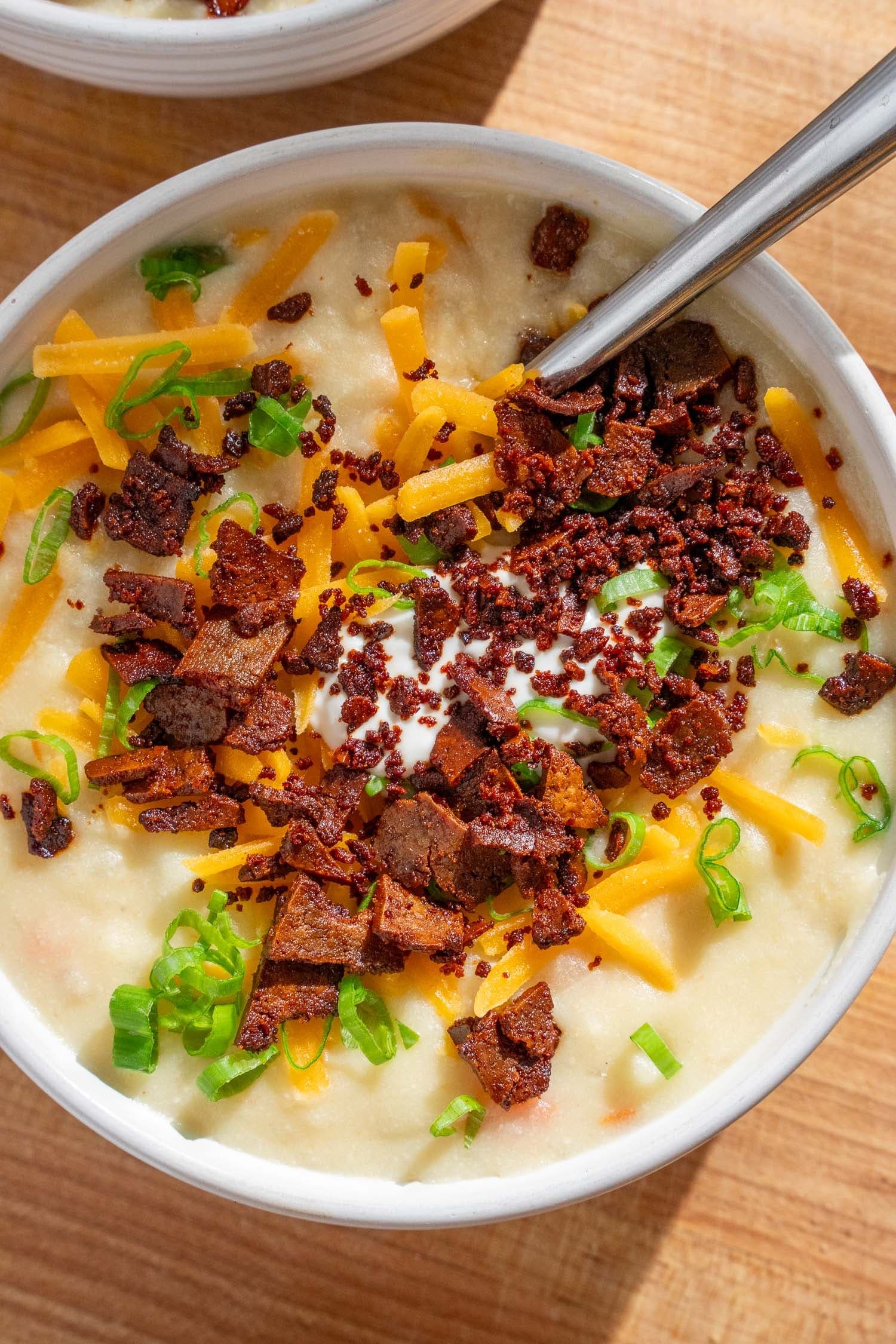 Soupe loaded baked potato