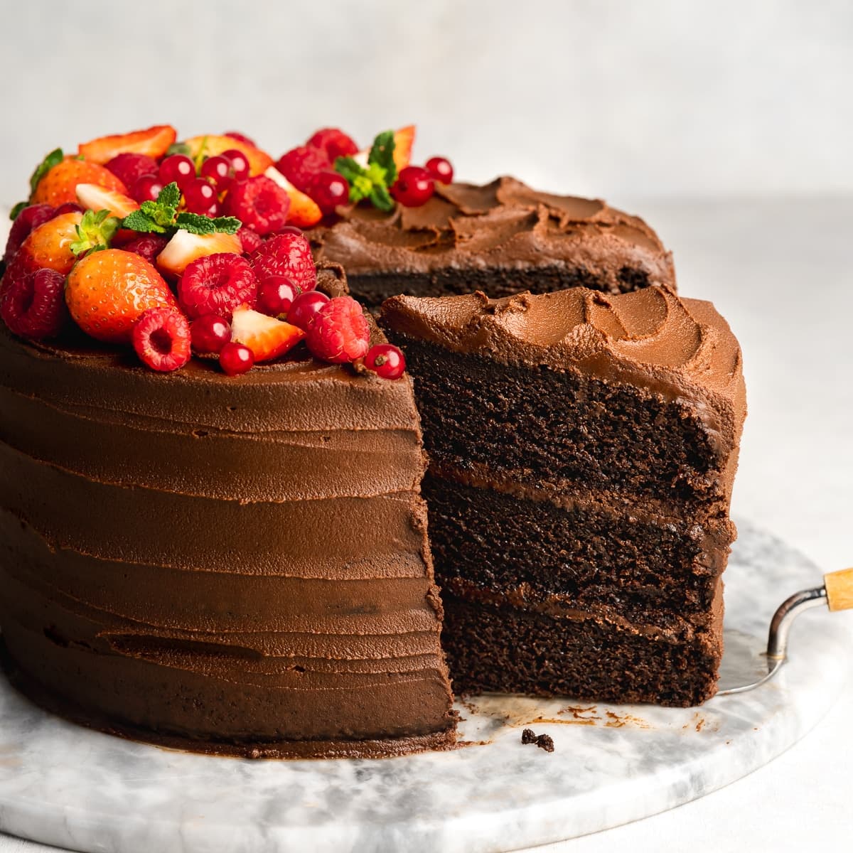 Gâteau au chocolat fondant vegan